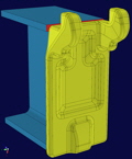 CAD-Konstruktion Kragarmkralle